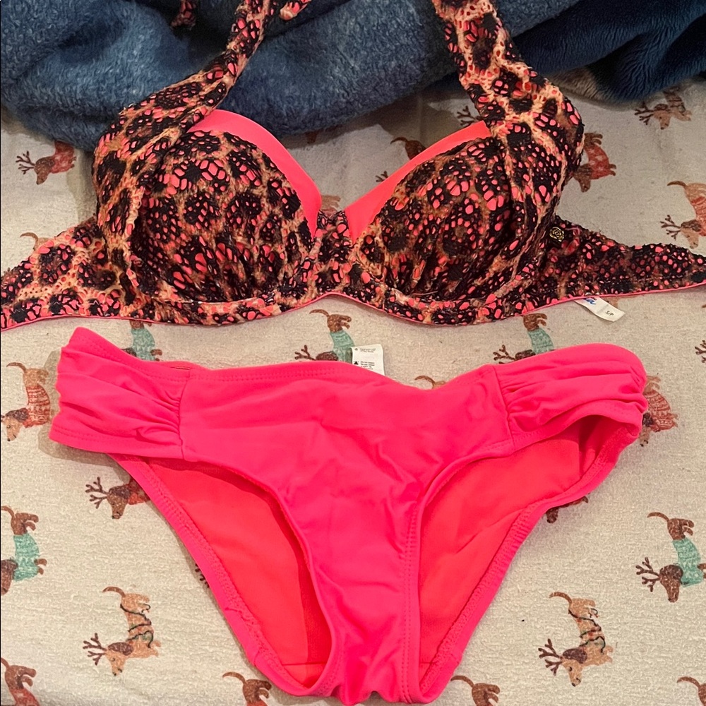 La Vie En Rose Pink Bikini Set